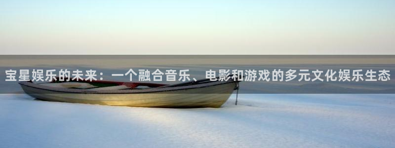 狗子28官网注册：宝星娱乐的未来：一个融合音乐、电影和游戏的多元文化娱乐生态